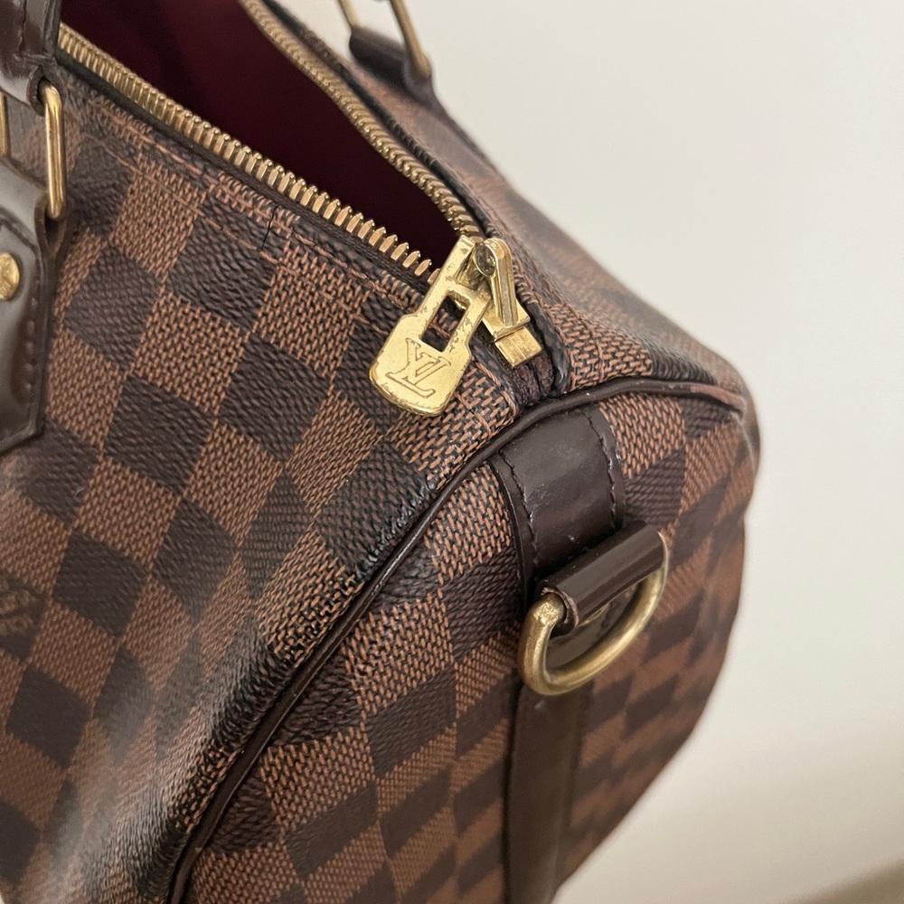Louis Vuitton large cross body Speedy 30 - Picture 4 of 16